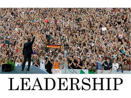 LEADERSHIP. Is it nature? “Top CEOs will tell you that leadership traits come as ‘part of the package’ and ‘can't really be taught’. (…) The basic thesis.