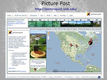 Picture Post  What is a Picturepost A stable permanent platform in an ecological important location where you take photographs.