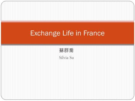 蘇群喬 Silvia Su Exchange Life in France. Lille, France Northern France Town of Art Close to Belgium Transportation Center.