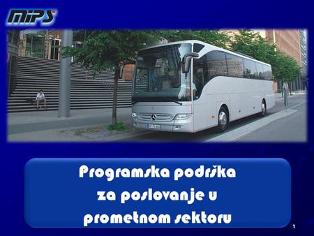 Programska podrška za poslovanje u prometnom sektoru 1.