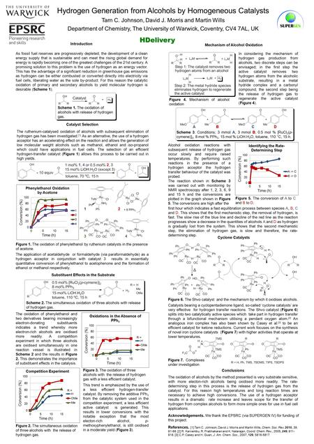 The oxidation of phenylethanol and two derivatives bearing increasingly electron-donating substituents indicates a trend whereby more electron-rich alcohols.