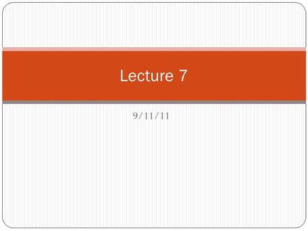 9/11/11 Lecture 7. Documentum Salient Points: Effectively identified a problem Built a technical solution Good management team Issues: How to choose a.