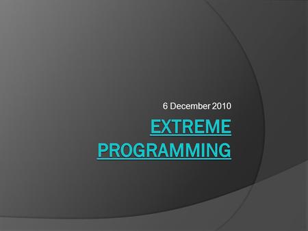 6 December 2010. 1960’s  60’s “Cowboys” wrote software anyway that they could Difference between best programmers and worst as high as 28:1 (many sources)