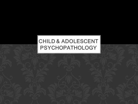 Impulsivity and Vulnerability to Psychopathology  Trait impulsivity underlies several externalizing disorders  ADHD  ODD  CD  APD  Substance use.