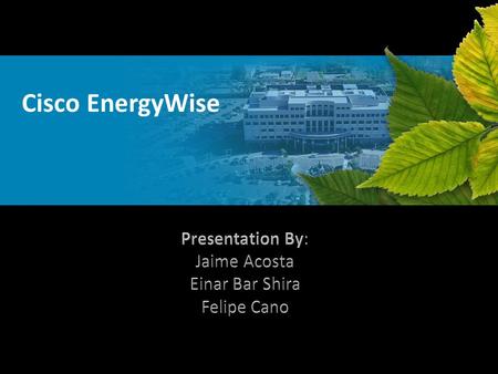 Cisco EnergyWise. “To satisfy world energy demand in 2030, production must increase 82%.” Energy Information Administration, U.S. Dept. of Energy, 2007.