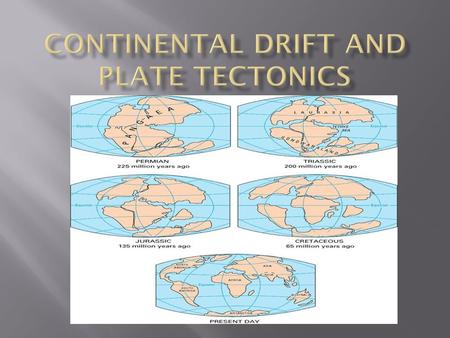 Jigsaw Puzzle Fit It is likely that the first clue that the continents were once joined together came from the close fit between the west coast of Africa.