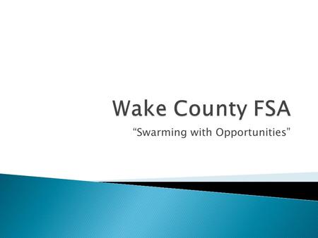 “Swarming with Opportunities”.  Reporting Colonies/Production  NAP Program Provisions  ELAP Program Provisions  MAL/LDP Program Provisions.