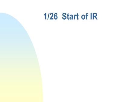 1/26 Start of IR. End of  Pledge Week 22+1 in 598 22 in 494 Roster pictures.