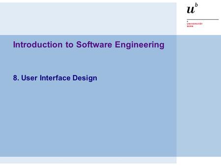 Introduction to Software Engineering