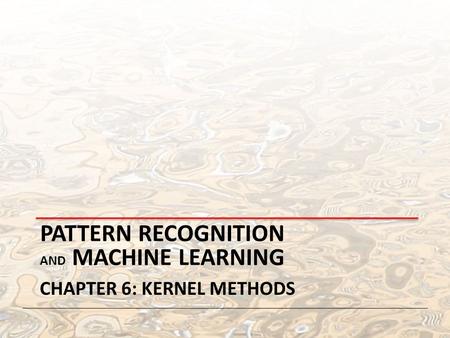 Pattern Recognition and Machine Learning