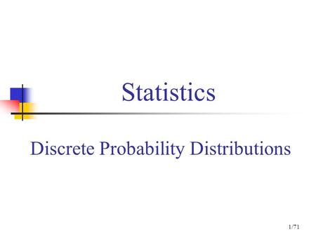 Discrete Probability Distributions