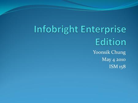 Yoonsik Chung May 4 2010 ISM 158. Database Emailer Collects opt-in email addresses Largest opt-in email database in US Rents subsets of the database to.