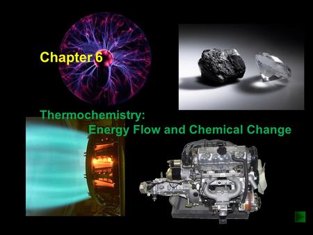 6-1 Thermochemistry: Energy Flow and Chemical Change Chapter 6.