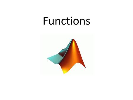 Functions.