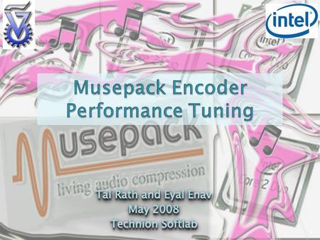 1.  Project goals  Project description ◦ What is Musepack? ◦ Using multithreading approach ◦ Applying SIMD ◦ Analyzing Micro-architecture problems 