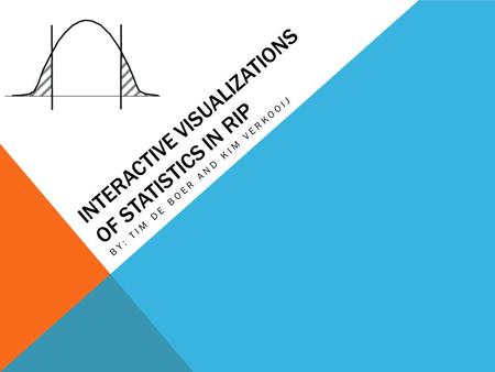 INTERACTIVE VISUALIZATIONS OF STATISTICS IN RIP BY: TIM DE BOER AND KIM VERKOOIJ.