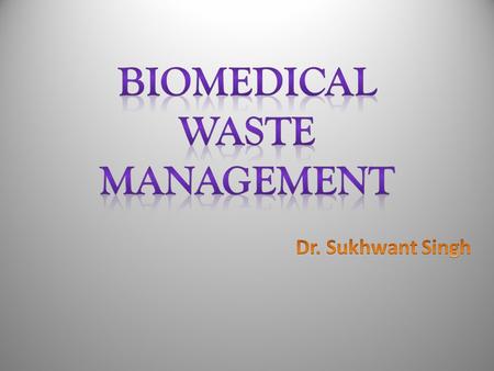 Hazards from infectious waste and sharps- Hazards from infectious waste and sharps- * Pathogens in infectious waste may enter the human body through.