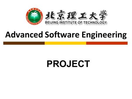 Advanced Software Engineering PROJECT. 1. MapReduce Join (2 人 )  Focused on performance analysis on different implementation of join processors in MapReduce.