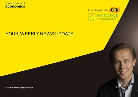 YOUR WEEKLY NEWS UPDATE In co-operation with. Coverage research article Lumsdaine and Vermeer in Harvard Business Review A recent study by Robin Lumsdaine,