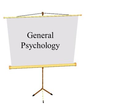 General Psychology. Scripture James 4:7-8 Therefore submit to God. Resist the devil and he will flee from you. Draw near to God and He will draw near.