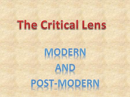 The main reason for studying theory at the same time as literature is that it forces you to deal consciously with the problem of ideologies…. There are.