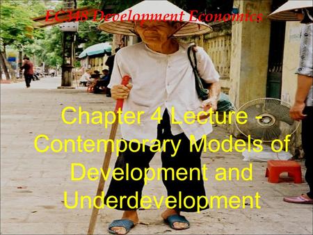 EC348 Development Economics