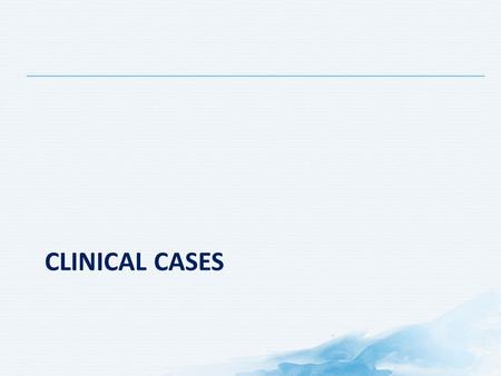 CLINICAL CASES. Case: Mr. AP 37-year-old male Pain in the superior aspect of the right shoulder Collided with another player on the football field 2.