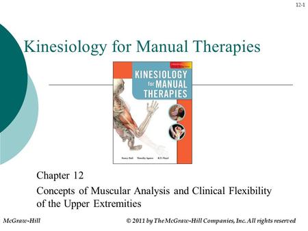 Kinesiology for Manual Therapies