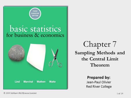 Sampling Methods and the Central Limit Theorem