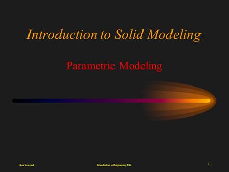 Introduction to Solid Modeling