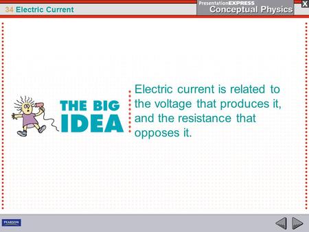 Voltage produces a flow of charge, or current, within a conductor