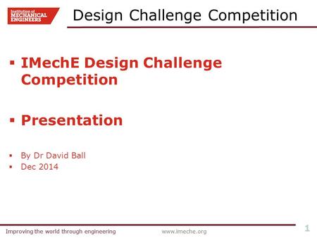 Design Challenge Competition