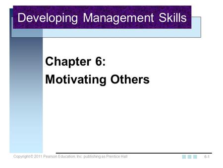 Developing Management Skills