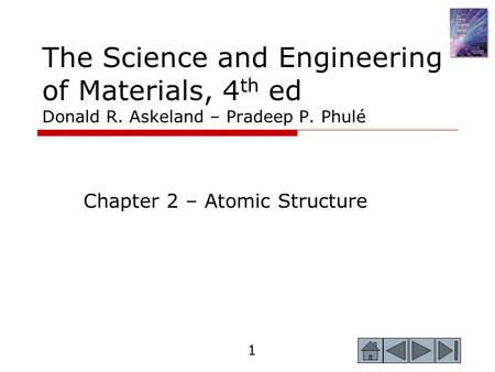 Chapter 2 – Atomic Structure