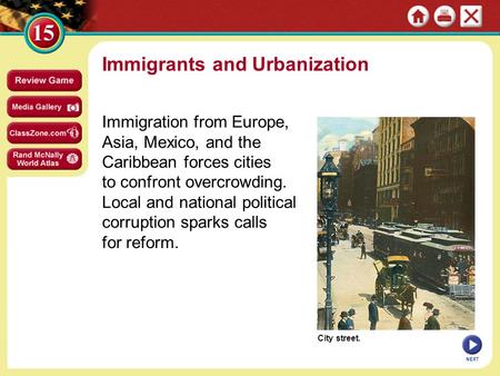 Immigrants and Urbanization