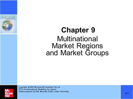 Multinational Market Regions and Market Groups