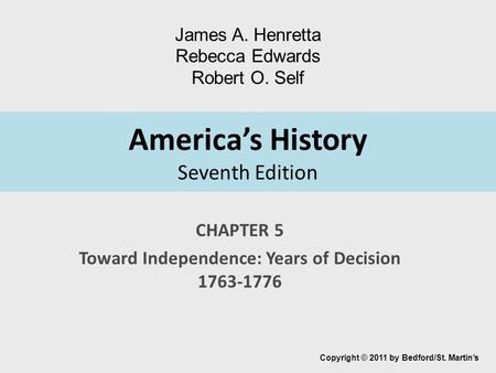 America’s History Seventh Edition