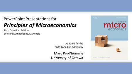 Principles of Microeconomics