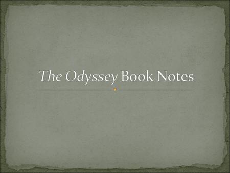 Poet calls on Muse Serves to ask for help and inspiration Captures audience’s attention with highlights of heroic adventures. (Somewhat like a movie.