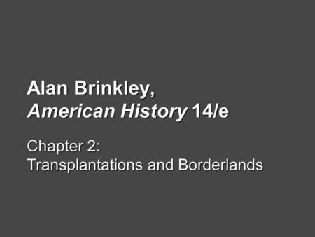 Alan Brinkley, American History 14/e