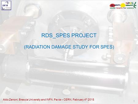 (RADIATION DAMAGE STUDY FOR SPES)