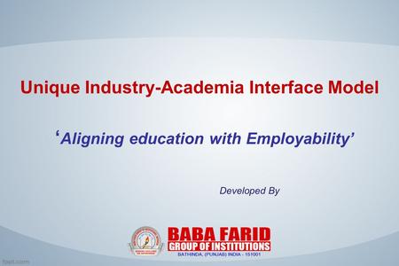 Unique Industry-Academia Interface Model