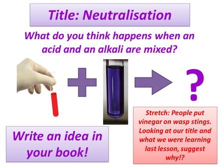 Title: Neutralisation