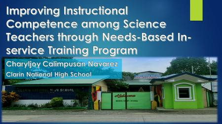 CLARIN NHS Teachers’ educational background largely affects students’ academic performance. Morada (2005), Adedoyin (2011) & Liven and Lockhead (1991)