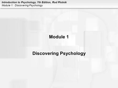 Discovering Psychology