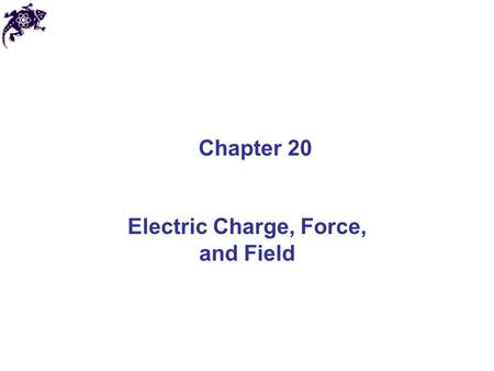 Electric Charge, Force, and Field