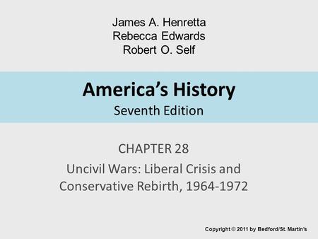 America’s History Seventh Edition