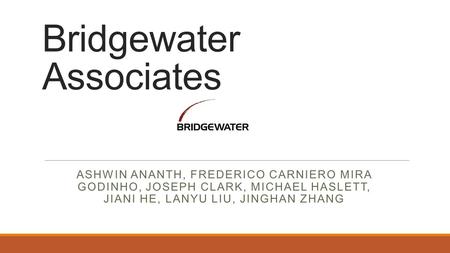 Bridgewater Associates