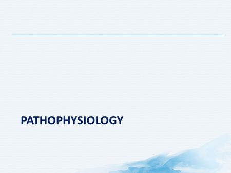 PATHOPHYSIOLOGY. Overview Freynhagen R, Baron R. Curr Pain Headache Rep 2009; 13(3):185-90; Jensen TS et al. Pain 2011; 152(10):2204-5; Julius D et al.