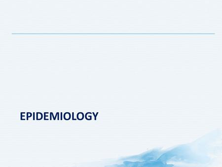 EPIDEMIOLOGY. General Prevalence of Joint Pain Age-sex adjusted to the 2000 United States (US) standard population. Source: National Health Interview.